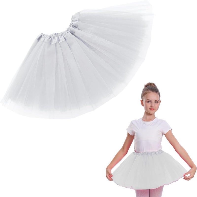 WINROLA Girls Tutu Skirt 3 Layered Tulle Tutu Skirts for 0-8 Year, Birthday Dance Kids Halloween Costume Cosplay Party Supplies - Image 1
